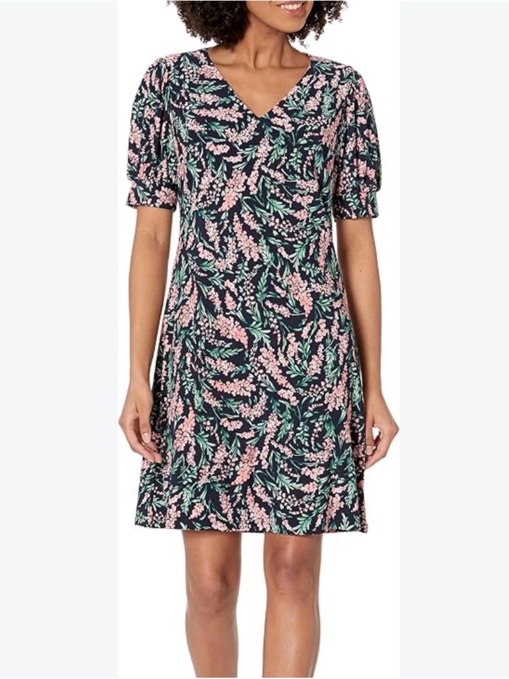 Tommy Hilfiger Floral Puff Sleeve Dress Size 6